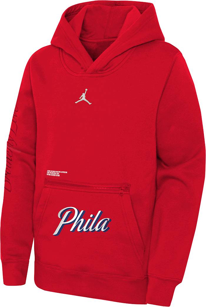 Nike Youth Philadelphia 76ers James Harden #1 T-Shirt - Red - L Each