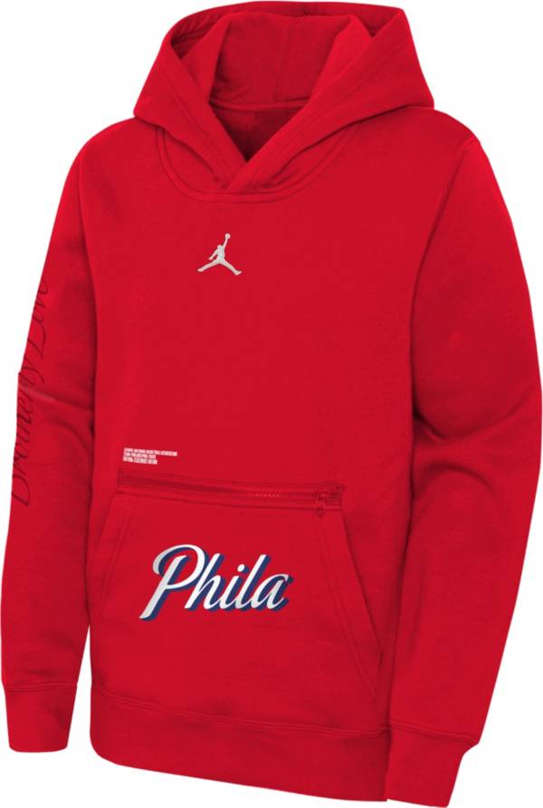 Nike Youth Philadelphia 76ers Red Statement Hoodie product image