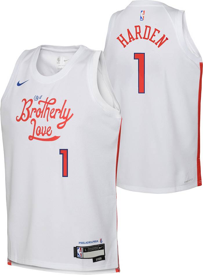 Nike Youth Philadelphia 76ers Tyrese Maxey #0 Blue Dri-FIT Swingman Jersey