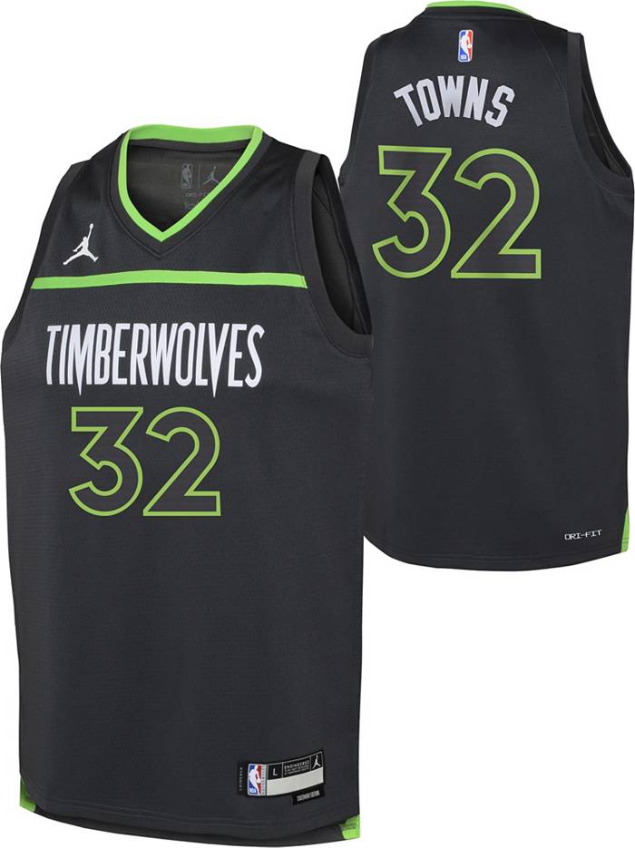 Karl-Anthony Towns Minnesota Timberwolves City Edition Nike Dri-FIT NBA Swingman  Jersey.