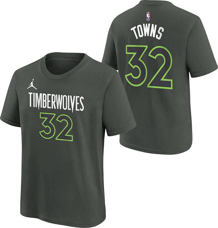 Men 32 Karl-Anthony Towns City Jersey Gray Minnesota Timberwolves