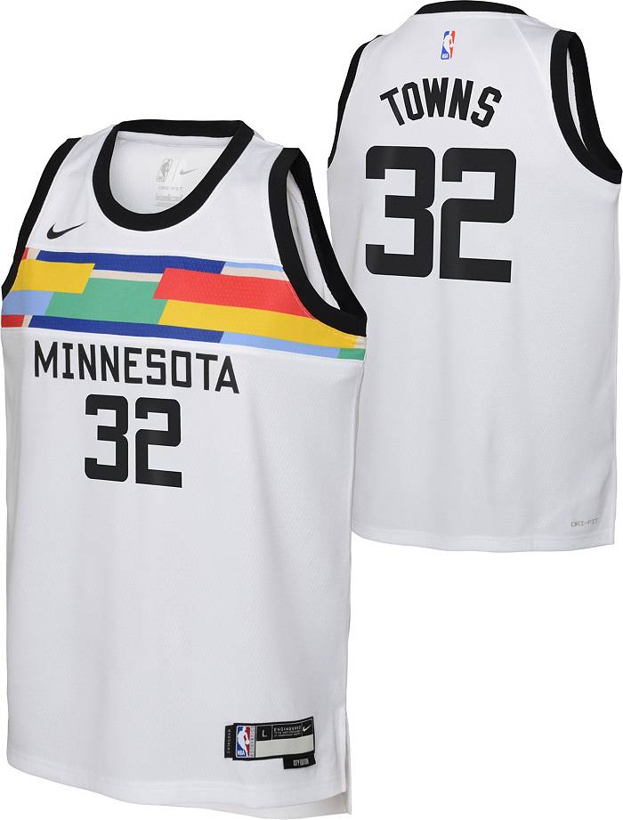 Unisex Nike Karl-Anthony Towns White Minnesota Timberwolves 2022/23  Swingman Jersey - City Edition