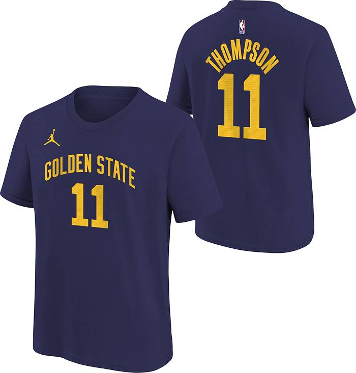Nike Youth Golden State Warriors Klay Thompson #11 T-Shirt - Blue - L Each
