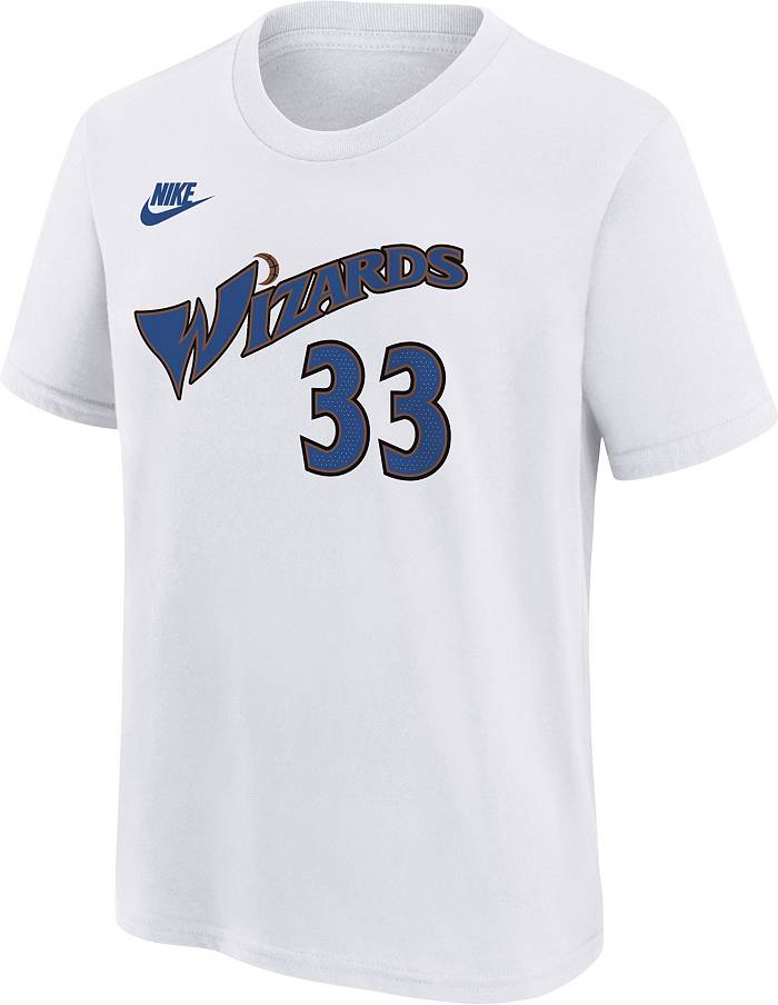 Nike Youth Hardwood Classic Washington Wizards Kyle Kuzma Number 33 T-Shirt Large White | Dick's Sporting Goods