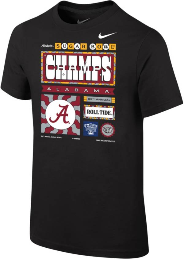 Nike Youth 2022 89th Sugar Bowl Champions Alabama Crimson Tide Locker Room T-Shirt product image