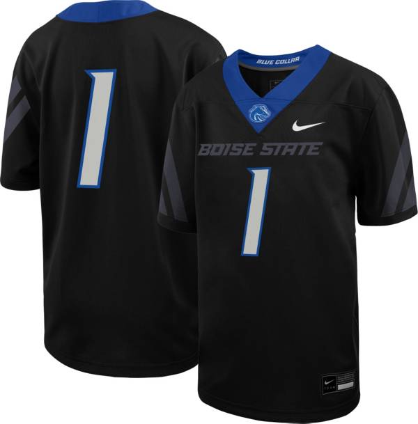 Nike Youth Boise State Broncos #1 Black Untouchable Game Football Jersey product image