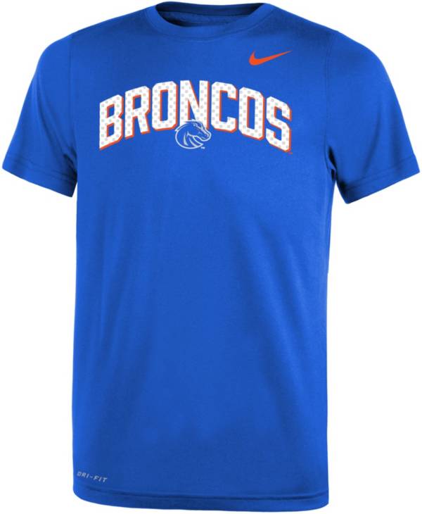 Colosseum Men's Boise State Broncos Blue I'll Be Back Crewneck Sweatshirt, XL