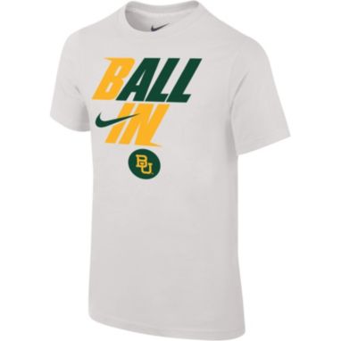 sorry, Nike Youth Baylor Bears White 2022 Basketball BALL IN Bench T-Shirt is currently out of stock
