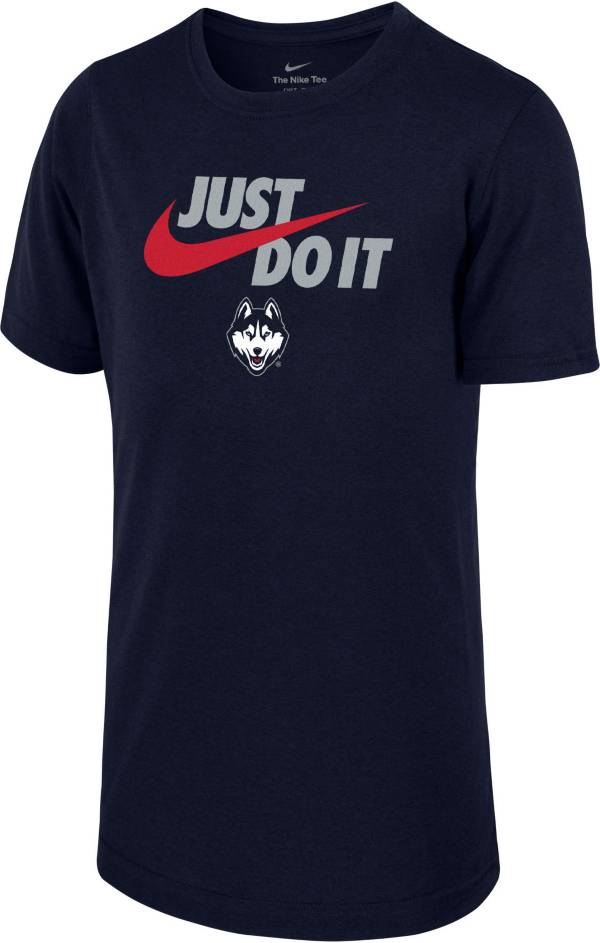 Nike Youth UConn Huskies Blue Dri-FIT Legend Just Do It T-Shirt product image