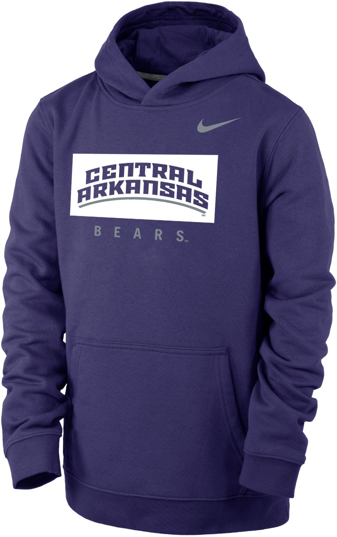 Nike Youth Central Arkansas Bears Purple Club Fleece Pullover Hoodie