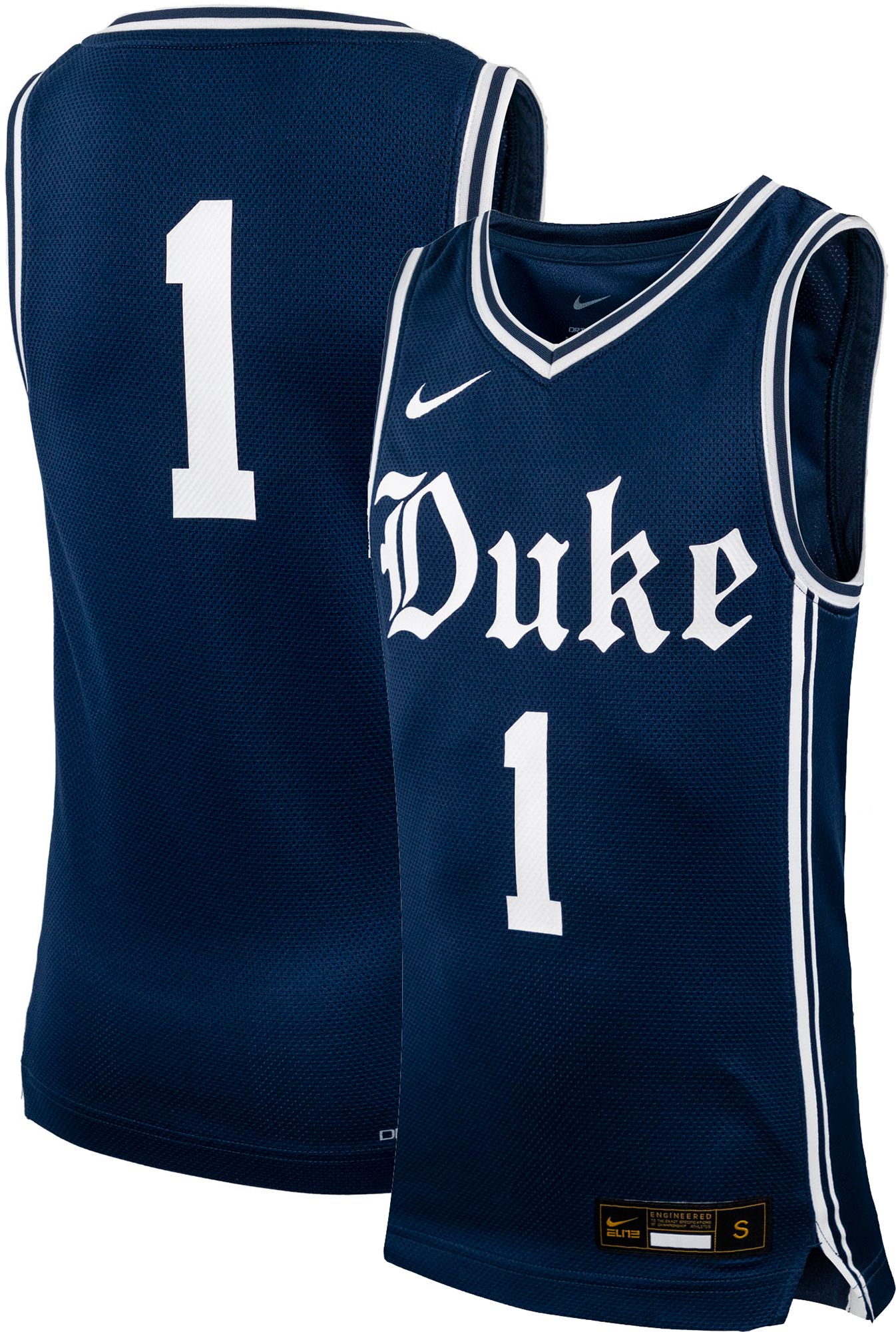 Nike Youth Duke Blue Devils #1 Duke Blue Replica Basketball Jersey product image