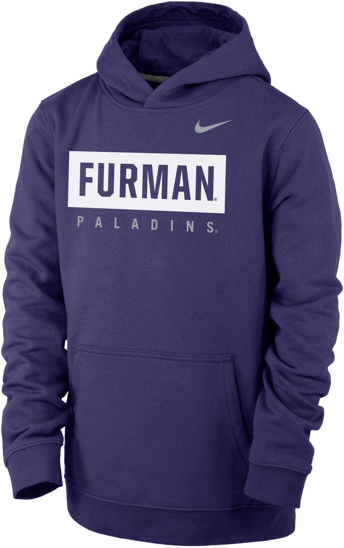 Nike Youth Furman Paladins Purple Club Fleece Pullover Hoodie