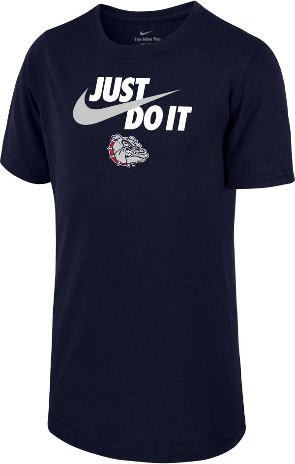Nike Youth Gonzaga Bulldogs Blue Dri-FIT Legend Just Do It T-Shirt product image
