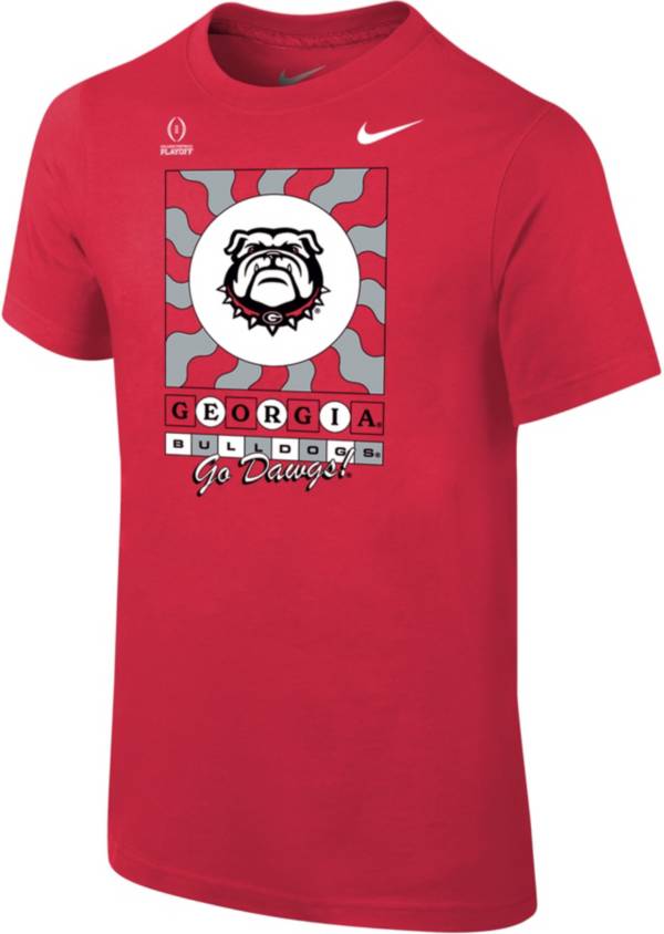 Nike Youth 2022-23 College Football Playoff Bound Team Issue Georgia Bulldogs T-Shirt product image