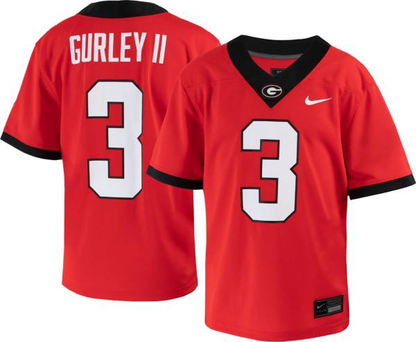Nike Youth Georgia Bulldogs Todd Gurley II #3 Untouchable Game Football Jersey - Red - L Each