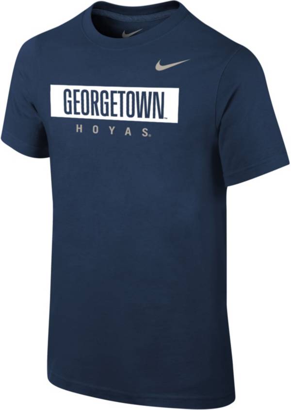 Nike Youth Georgetown Hoyas Blue Core Cotton Wordmark T-Shirt product image