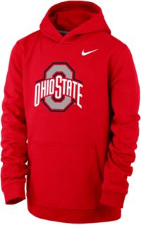 Nike Youth Ohio State Buckeyes Scarlet Club Fleece Pullover Hoodie