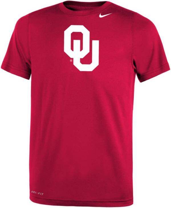 Nike Youth Oklahoma Sooners Crimson Dri-FIT Legend 2.0 T-Shirt product image