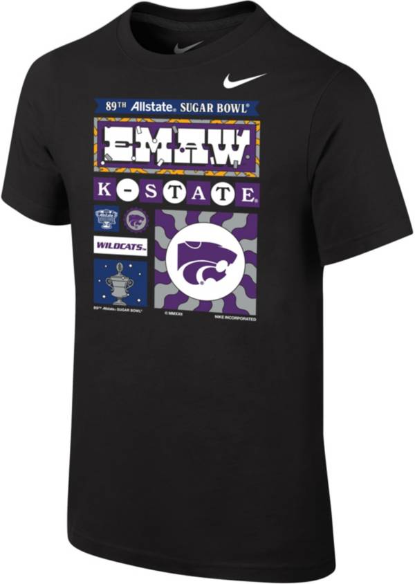 Nike Youth 2022 89th Sugar Bowl Bound Kansas State Wildcats Mantra T-Shirt product image