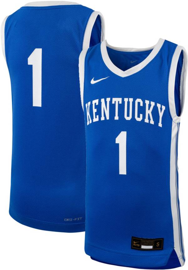 Nike Youth Kentucky Wildcats #1 Blue Replica Basketball Jersey product image