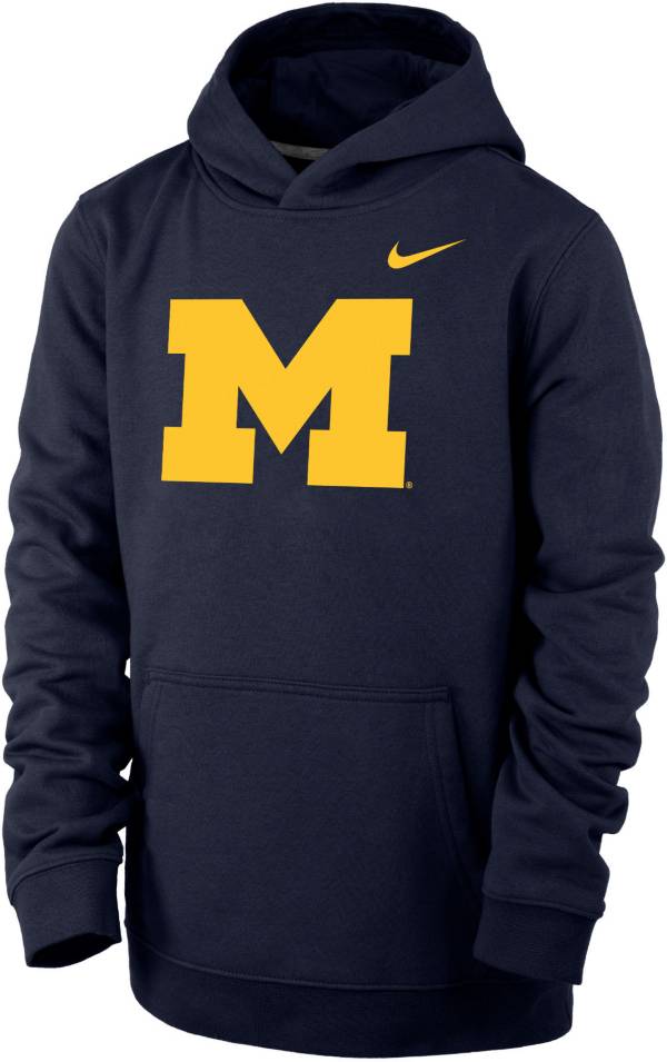 Youth Michigan Wolverines Blue Fleece Pullover Hoodie | Dick's Sporting Goods