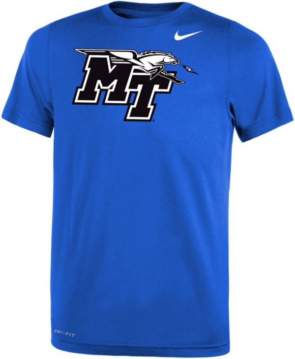 Dick's Sporting Goods Nike Women's Middle Tennessee State Blue Raiders Blue  V-Neck T-Shirt