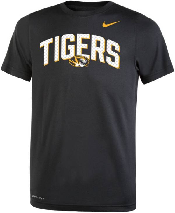 Nike Youth Missouri Tigers Black Dri-FIT Legend Football Sideline Team Issue Arch T-Shirt product image