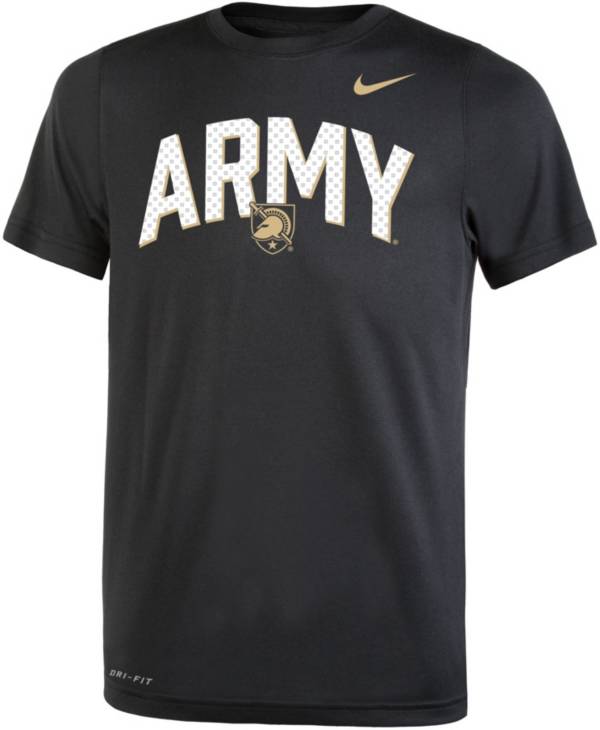 Nike Youth Army West Point Black Knights Army Black Dri-FIT Legend Football Sideline Team Issue Arch T-Shirt product image