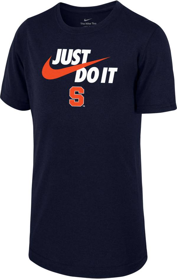 Nike Youth Syracuse Orange Blue Dri FIT Legend Just Do It T Shirt