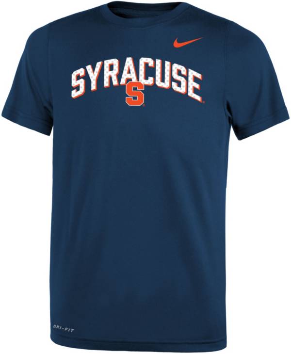 Nike Youth Syracuse Orange Blue Dri-FIT Legend Football Sideline Team Issue Arch T-Shirt product image