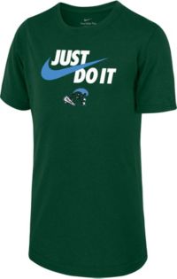 Nike Youth Tulane Green Wave Green Dri-FIT Legend Just Do It T-Shirt