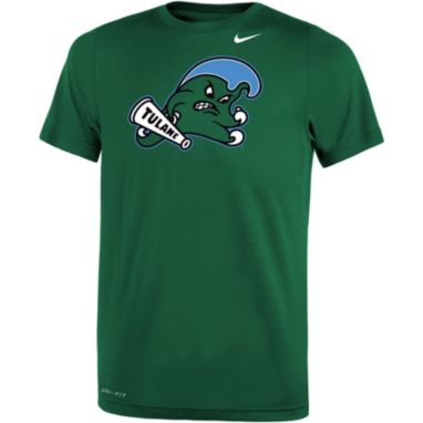 sorry, Nike Youth Tulane Green Wave Olive Dri-FIT Legend 2.0 T-Shirt is currently out of stock