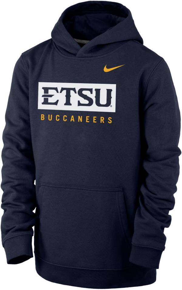Nike Youth East Tennessee State Buccaneers Navy Club Fleece Pullover ...