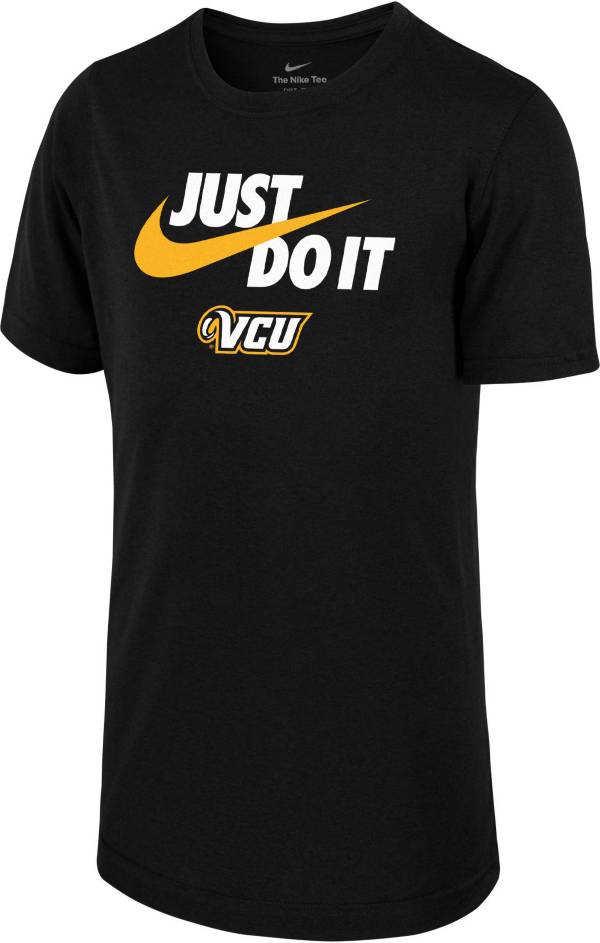 Nike Youth VCU Rams Dri-Fit Legend Just Do It T-Shirt - Black - XL Each