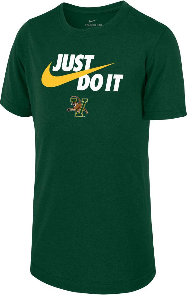 Nike Youth Vermont Catamounts Green Dri-FIT Legend Just Do It T-Shirt product image