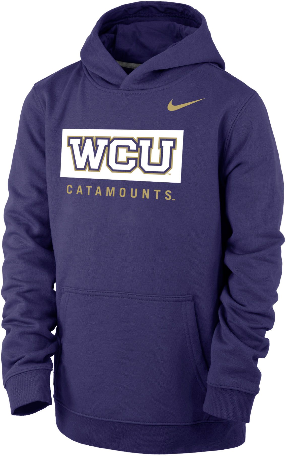 Nike Youth Western Carolina Catamounts Purple Club Fleece Pullover Hoodie