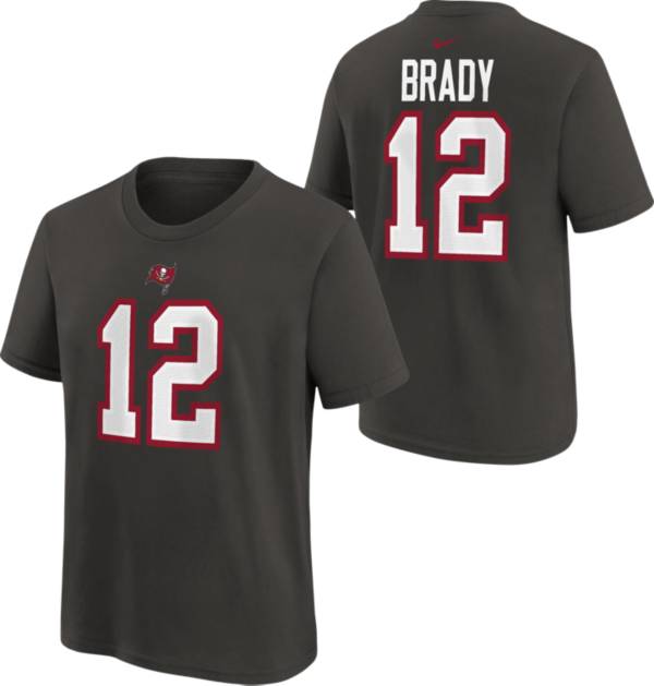 Nike Youth Tampa Bay Buccaneers Tom Brady #12 Pewter T-Shirt product image
