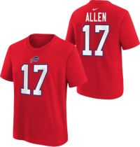 Nike Men's Buffalo Bills Josh Allen #17 University Red T-Shirt