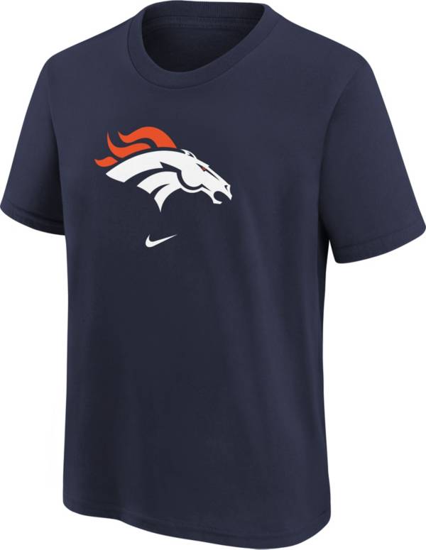 Nike Youth Denver Broncos Logo Navy Cotton T-Shirt product image