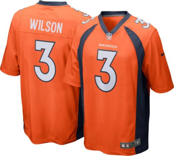 Nike Youth Denver Broncos Russell Wilson 3 Orange Game Jersey Dick S