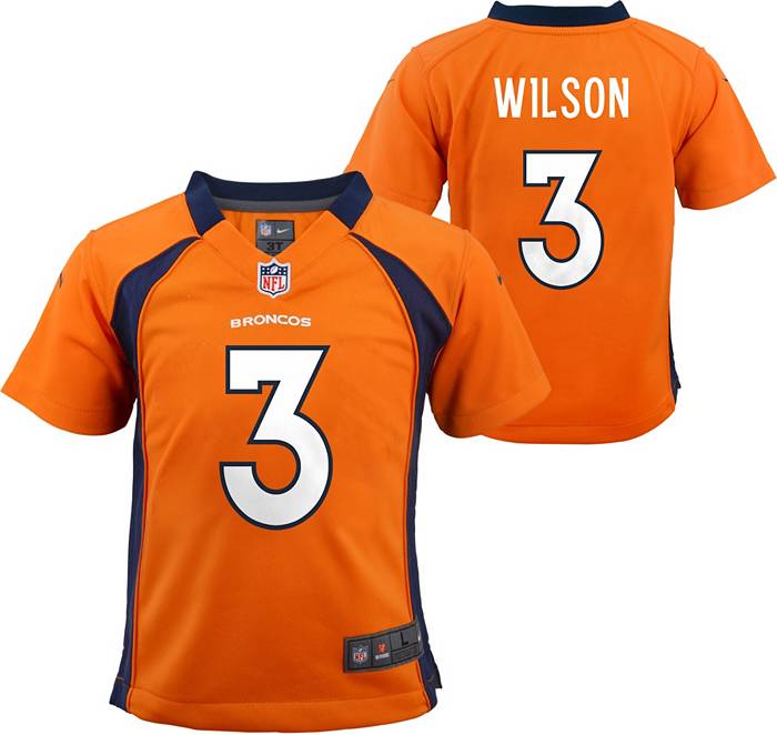 Russell Wilson Broncos Jersey for Babies, Youth, Women, or Men