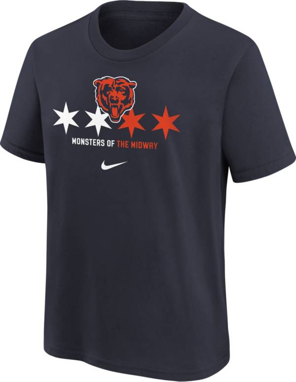 Nike Youth Chicago Bears Team Local Navy Cotton T-Shirt product image