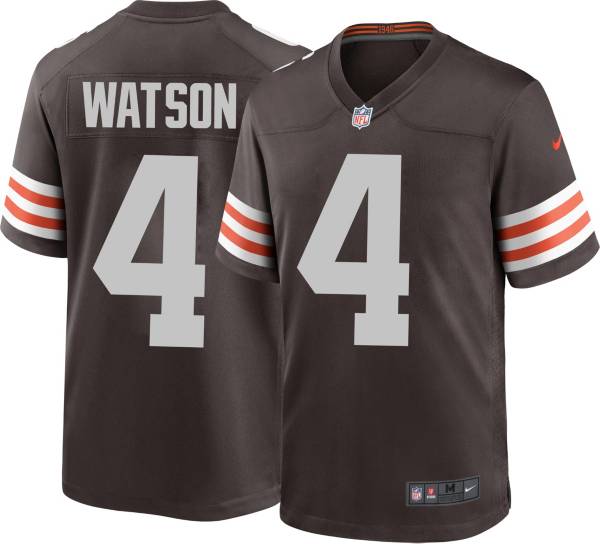 Nike Youth Cleveland Browns Deshaun Watson #4 Brown Game Jersey product image