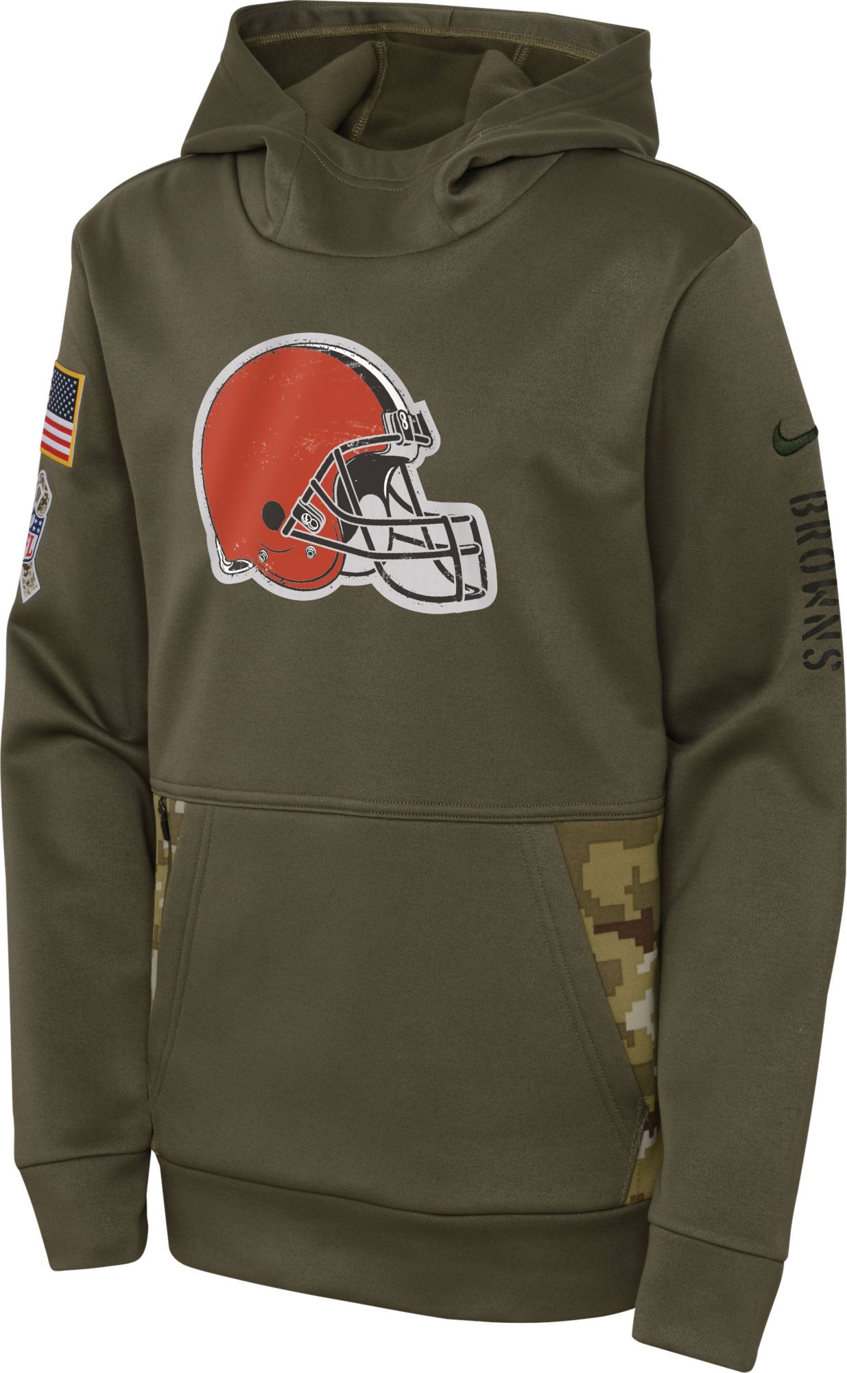 cleveland browns salute to service hoodie 2018