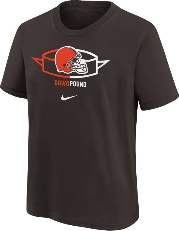 Nike Youth Cleveland Browns Team Local Brown Cotton T-Shirt product image