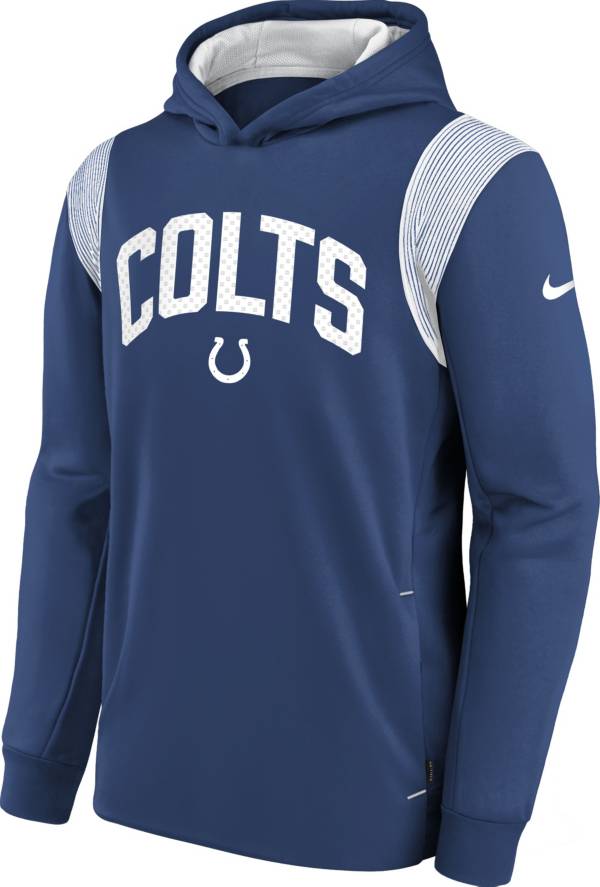Nike Youth Indianapolis Colts Sideline Therma-FIT Blue Pullover Hoodie product image