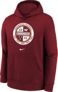 NFL Team Apparel Youth Washington Commanders Dynamic Duo Grey Pullover  Hoodie