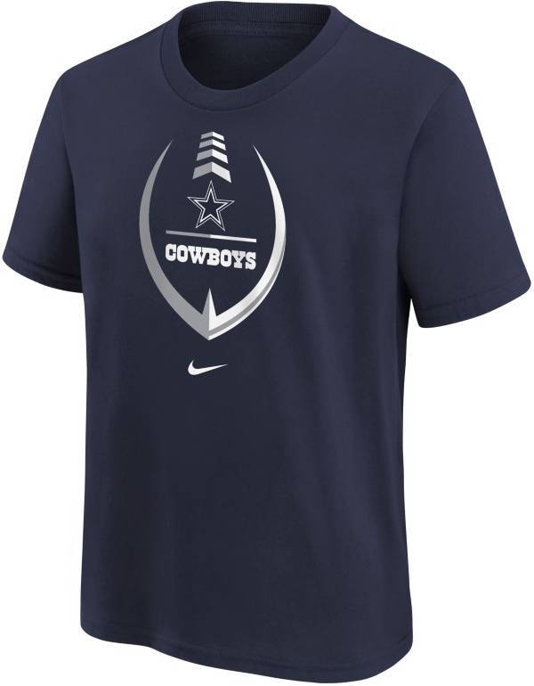 Nike Youth Dallas Cowboys Icon Navy T-Shirt product image