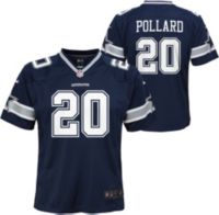 Dallas Cowboys Tony Pollard 00 Any Name White Jersey Style Dress