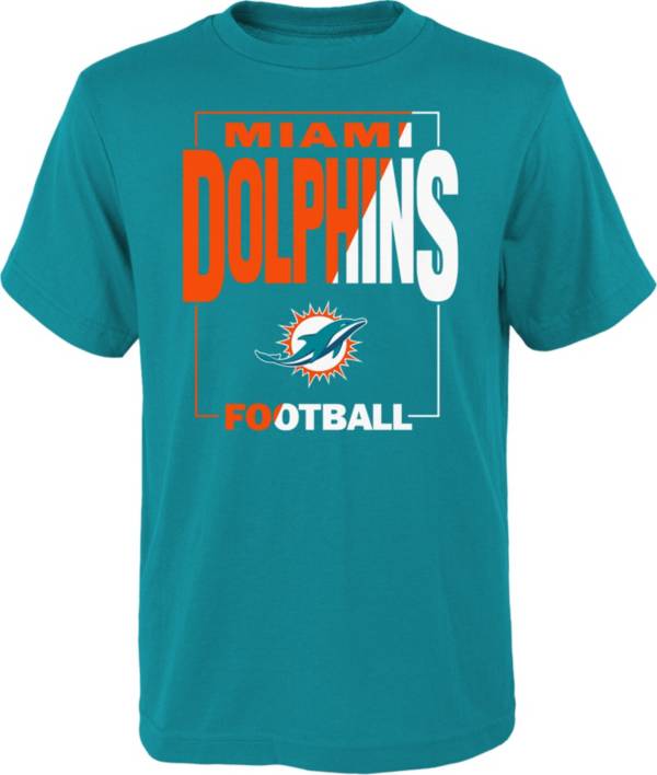 Nike Youth Miami Dolphins Coin Toss Aqua T-Shirt product image